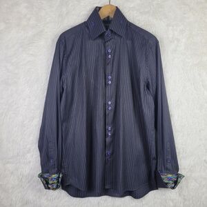 COOGI | Shirts | Coogi Luxe Dress Shirt Mens 6517 Light Blue Diamond Print Contrasting Collar